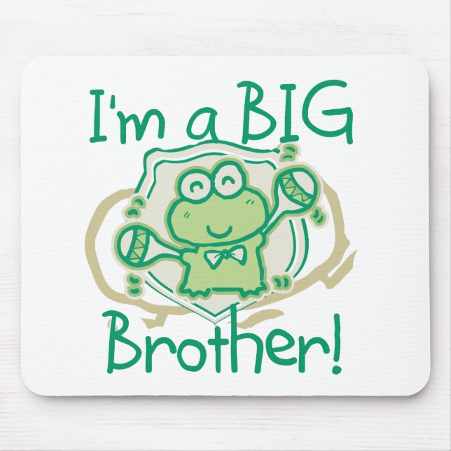 Frog Big Brother Mouse Mat (Front)