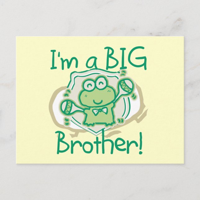 Frog Big Brother Postcard (Front)