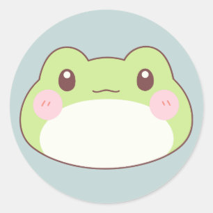 Frog Birthday Kids Art Classic Round Sticker