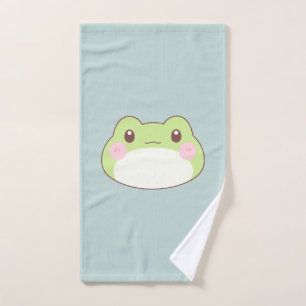 Frog Birthday Kids Art Hand Towel