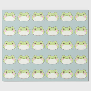 Frog Birthday Kids Art Wrapping Paper