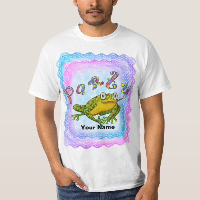  Frog birthday party t-shirts (Front)