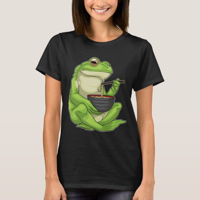 Frog Bowl Ramen T-Shirt (Front)