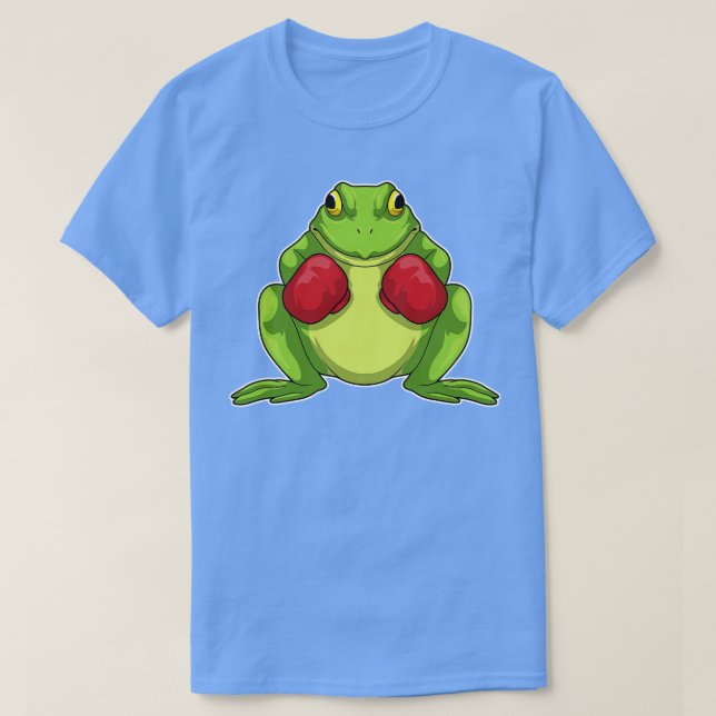 Frog Boxer Boxing gloves T-Shirt (Design Front)