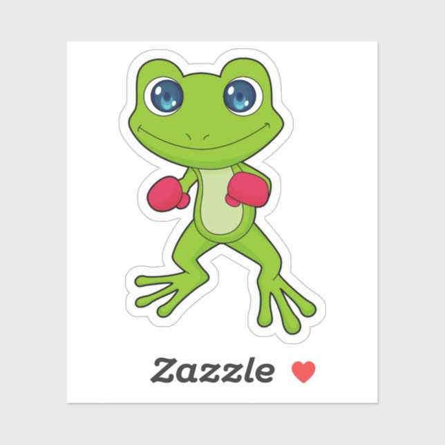 Frog Boxing Boxer Boxing gloves (Sheet)