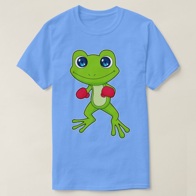 Frog Boxing Boxer Boxing gloves T-Shirt (Design Front)
