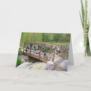 Frog Bridge Botanical Garden Retirement Card