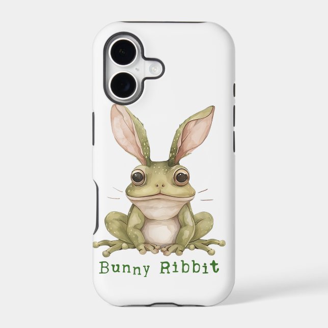 Frog Bunny Rabbit Floppy Ears Toad Funny Easter  (Back)