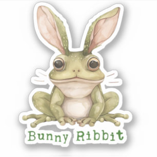 Frog Bunny Rabbit Floppy Ears Toad Funny Easter 