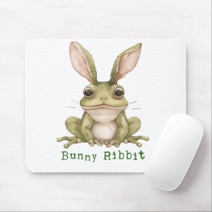 Frog Bunny Rabbit Floppy Ears Toad Funny Easter Mouse Mat