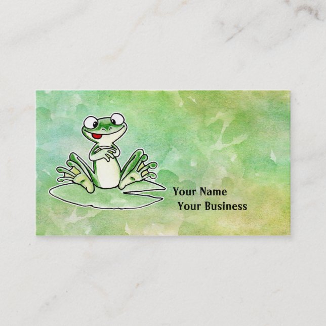Frog Business Card (Front)