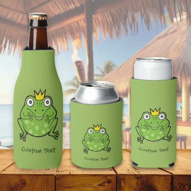 Frog Cartoon Bottle Cooler (Creator Uploaded)