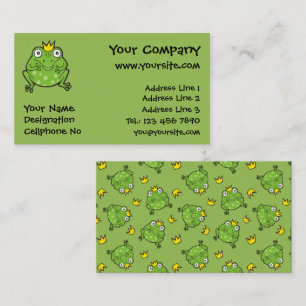 Frog Cartoon Business Card