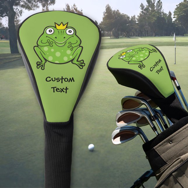 Frog Cartoon Golf Head Cover (Creator Uploaded)