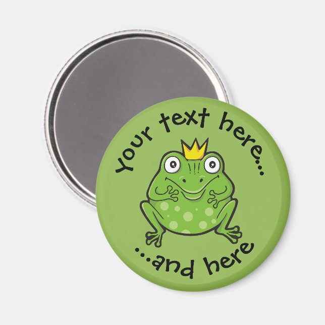 Frog Cartoon Magnet (Front/Back)