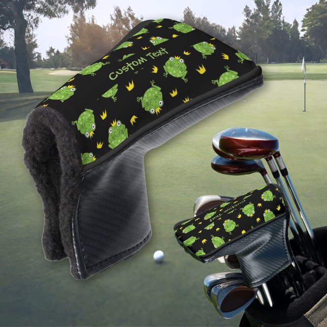 Frog Cartoon Pattern Golf Head Cover (Creator Uploaded)