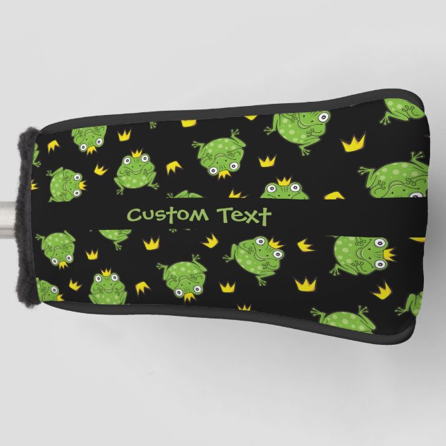 Frog Cartoon Pattern Golf Head Cover (Front)