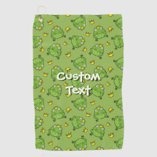 Frog Cartoon Pattern Golf Towel