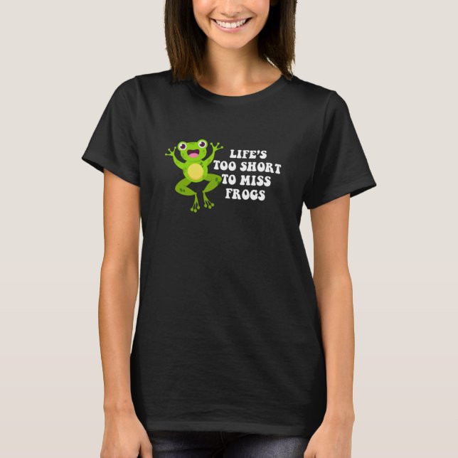 Frog Catcher Frog Lover Cute Frog Hunter T-Shirt (Front)
