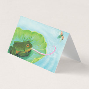 Frog Catching Bug