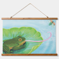 Frog Catching Bug
