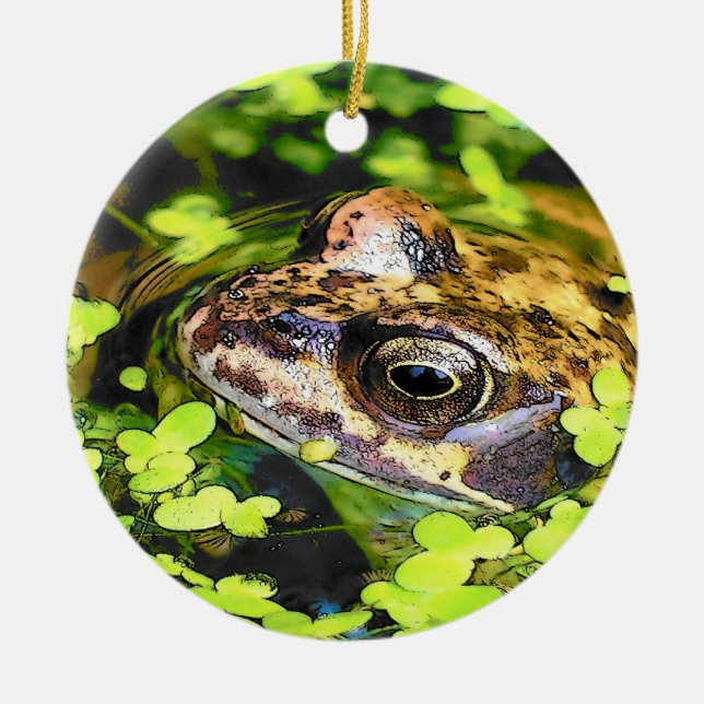 FROG CERAMIC TREE DECORATION (Front)