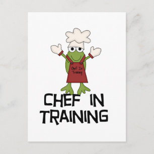 Frog Chef in Training Tshirts and Gifts Postcard