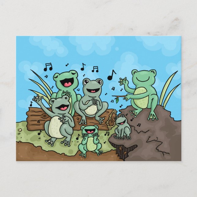 Frog Chorus Postcard (Front)