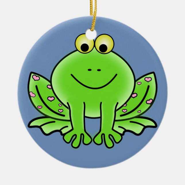 Frog Christmas Ornament (Front)