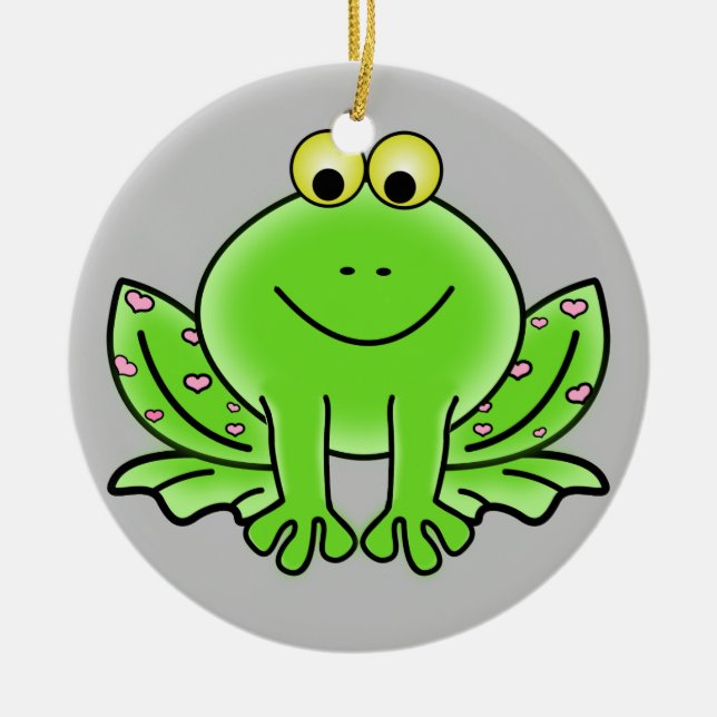 Frog Christmas Ornament (Front)