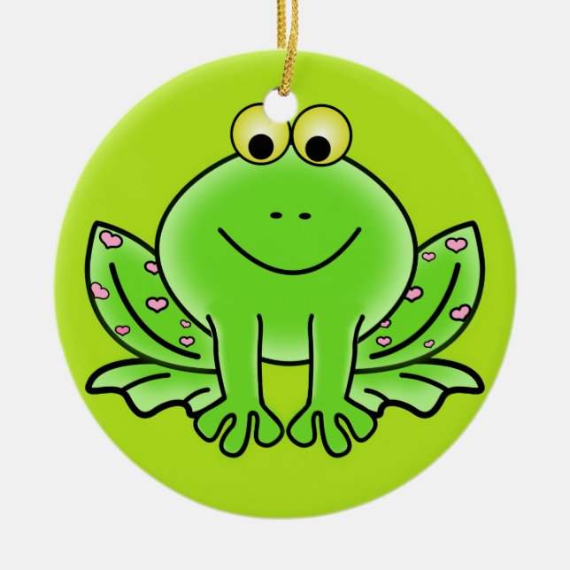 Frog Christmas Ornament (Front)