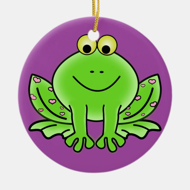 Frog Christmas Ornament (Front)