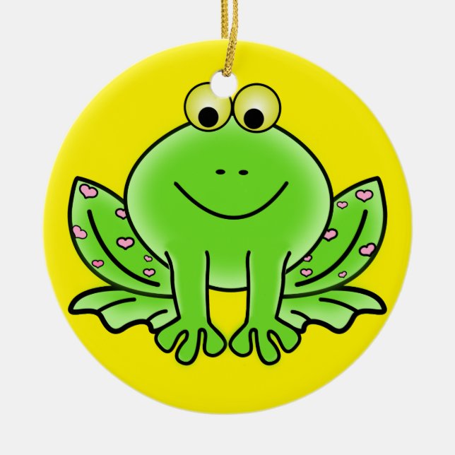 Frog Christmas Ornament (Front)