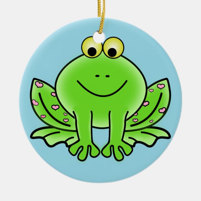 Frog Christmas Ornament (Front)