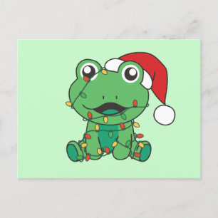 Frog Christmas Winter Animals Holiday Frogs