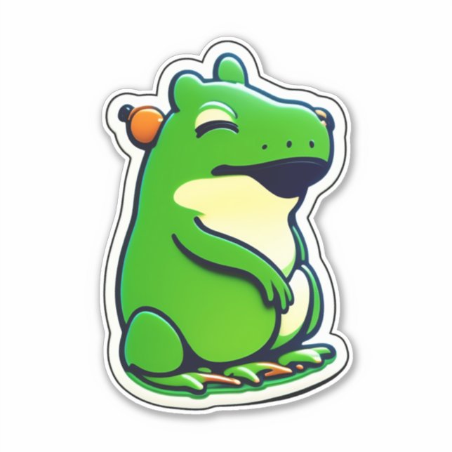 Frog Classic Sticker (Front)