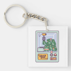 FROG CLAW MACHINE GAME KEY RING