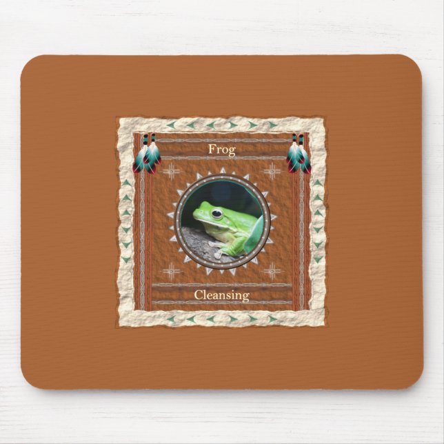 Frog Cleansing Energy Mouse Mat (Front)