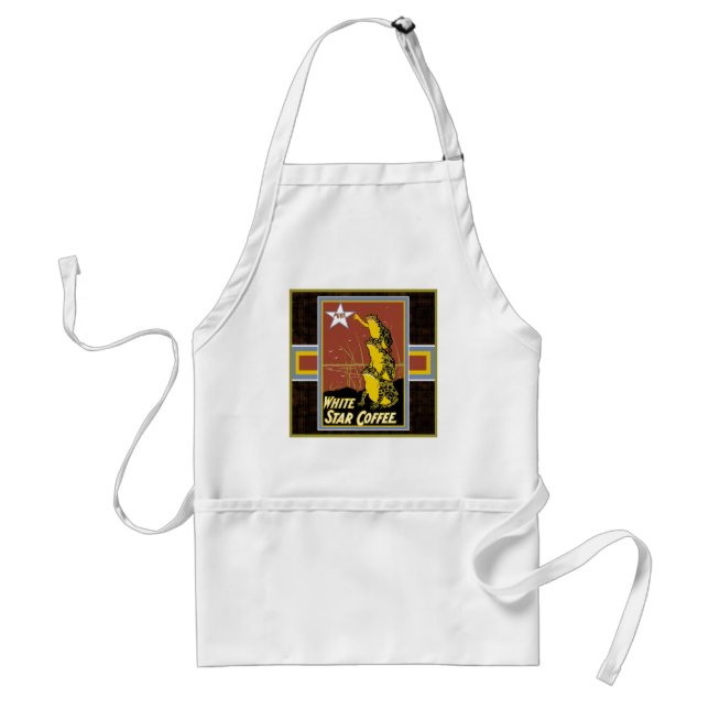 Frog Coffee Advertising Apron (Front)