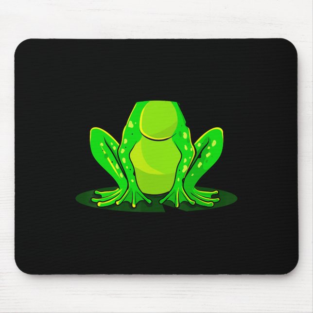 Frog Costume Halloween Green Toad Kids Men Women B Mouse Mat (Front)