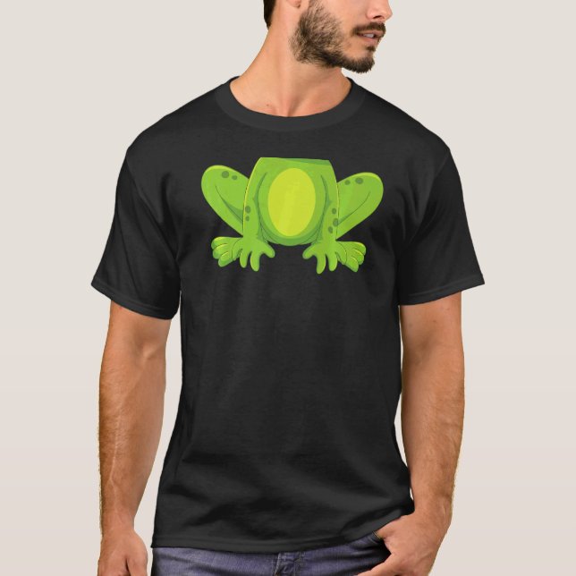 Frog Costume Toad Kids Cute Frog Halloween   T-Shirt (Front)