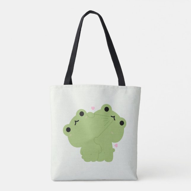 Frog Couple Tote Bag (Back)