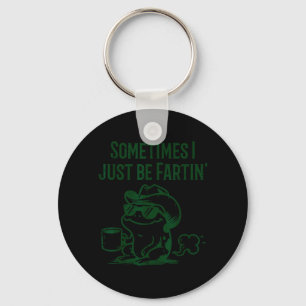 Frog Cowboy Be Loud Noisesin Funny Men Women Kids Key Ring
