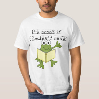 Frog Croak If I Couldn't Read Tshirts and Gifts