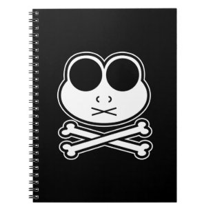 Frog Cross Bone - Cutout Notebook