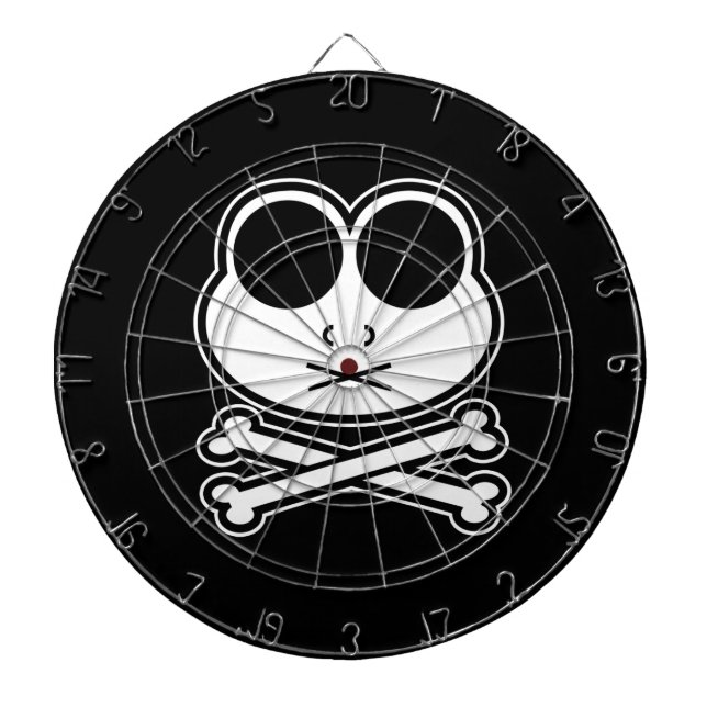 Frog Cross Bone  Dartboard (Front)