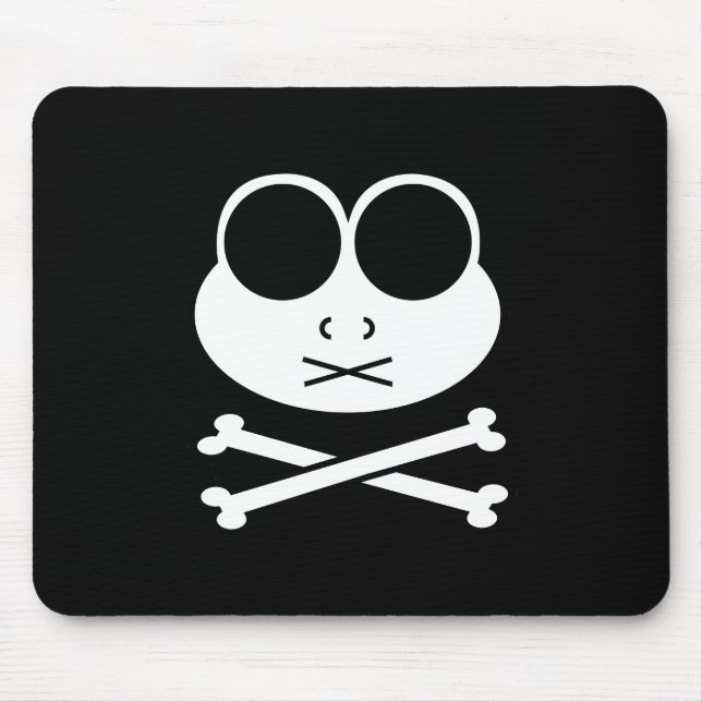 Frog Cross Bone Mouse Mat (Front)