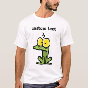 Frog custom text funny toad big eyes T-Shirt