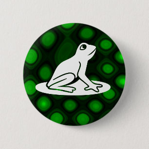 Frog - Customised 6 Cm Round Badge
