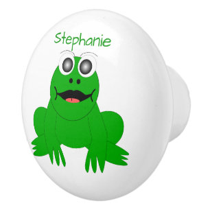 Frog Design Personalised Ceramic Knob